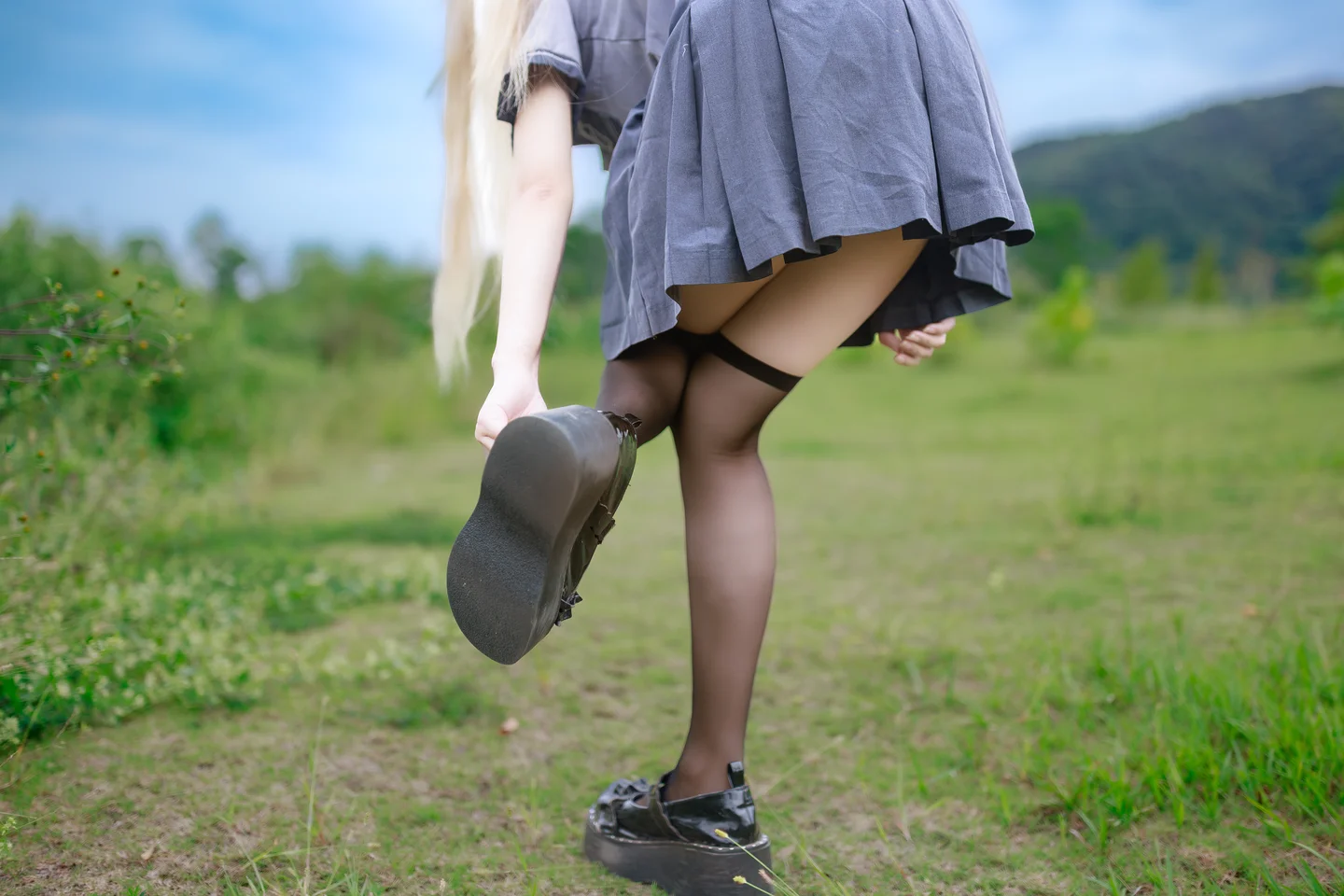 阿雪雪 - No.024 湿地JK [78P-1.77GB] tg@simisebaisi 【丝足阁】003.webp